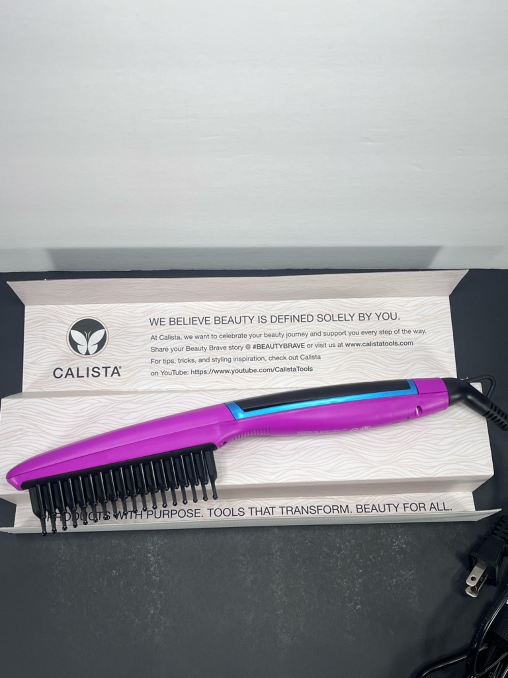 Calista TrianglPro Heated Detailer Brush – Purple - Picture 5 of 11